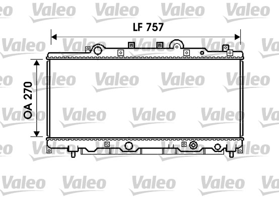 VALEO Vízhűtő 734235_VALEO