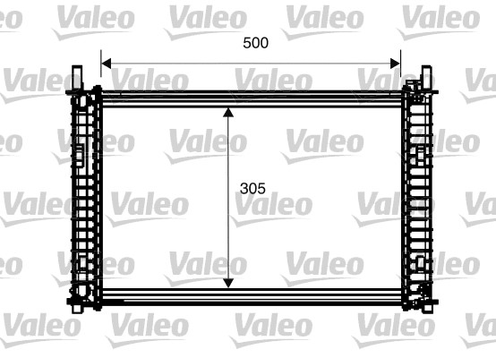 VALEO Vízhűtő 734274_VALEO