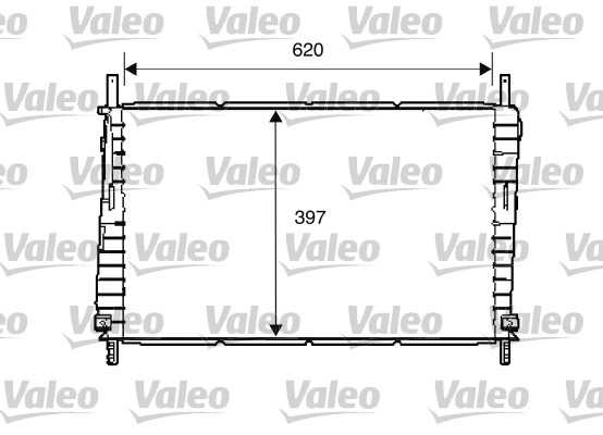 VALEO Vízhűtő 734287_VALEO