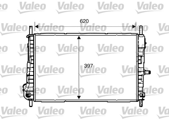 VALEO Vízhűtő 734288_VALEO