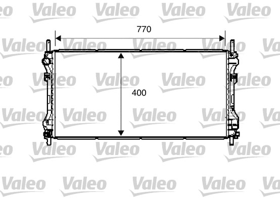 VALEO Vízhűtő 734291_VALEO