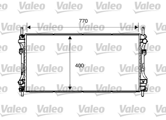 VALEO Vízhűtő 734292_VALEO