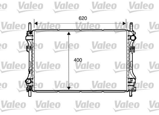 VALEO Vízhűtő 734293_VALEO