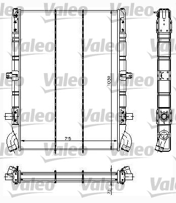 VALEO Vízhűtő 734295_VALEO