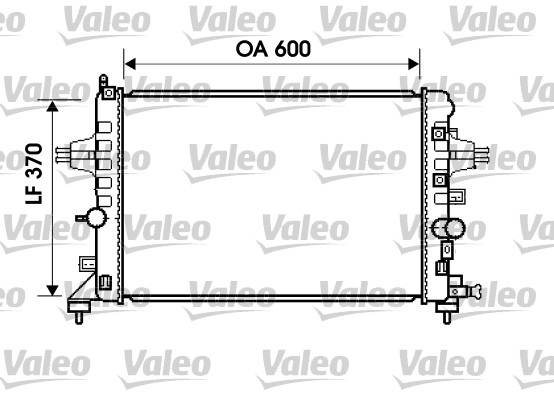 VALEO Vízhűtő 734382_VALEO