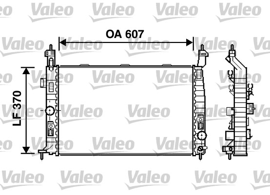 VALEO Vízhűtő 734385_VALEO