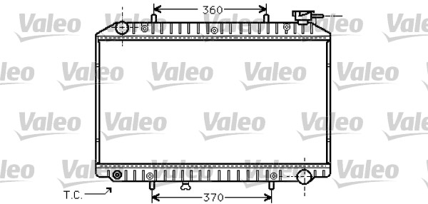 VALEO Vízhűtő 734426_VALEO