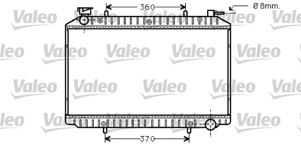 VALEO Vízhűtő 734446_VALEO