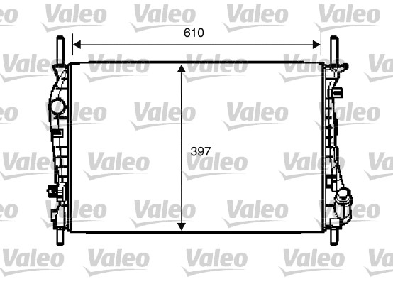 VALEO Vízhűtő 734696_VALEO