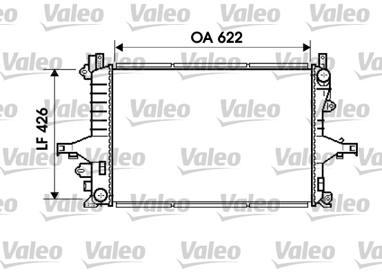 VALEO Vízhűtő 734719_VALEO