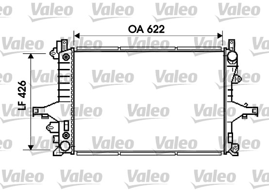 VALEO Vízhűtő 734720_VALEO