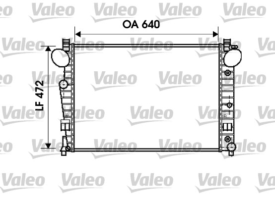 VALEO Vízhűtő 734802_VALEO