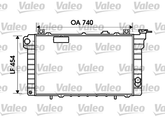 VALEO Vízhűtő 734819_VALEO