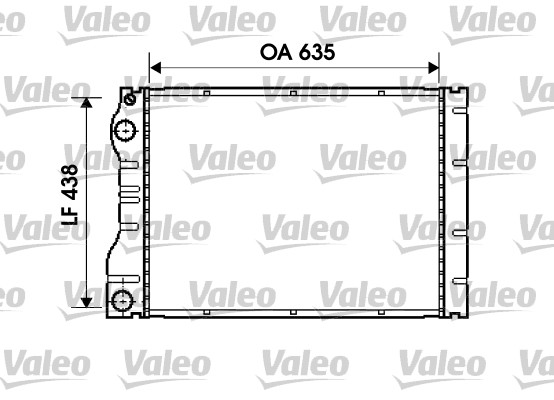 VALEO Vízhűtő 734828_VALEO