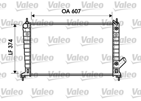 VALEO Vízhűtő 734830_VALEO