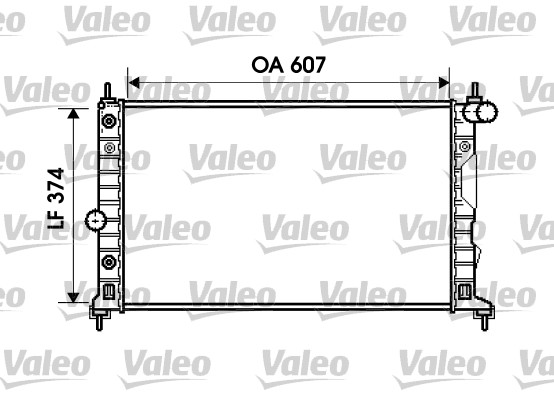 VALEO Vízhűtő 734831_VALEO