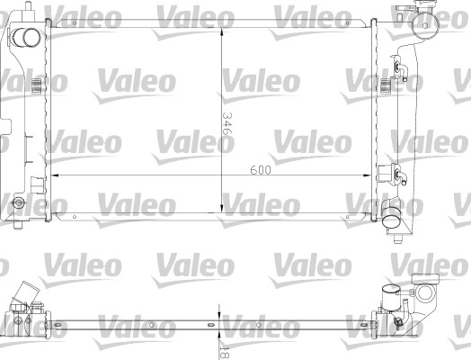 VALEO Vízhűtő 734851_VALEO