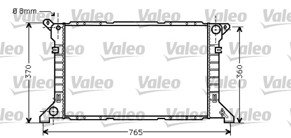 VALEO Vízhűtő 734862_VALEO