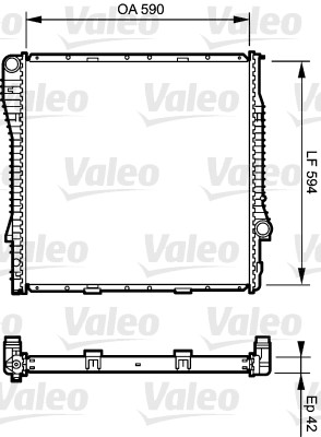 VALEO Vízhűtő 734894_VALEO