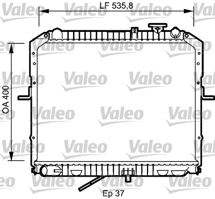 VALEO Vízhűtő 734990_VALEO