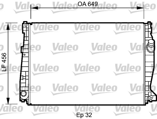 VALEO Vízhűtő 735021_VALEO