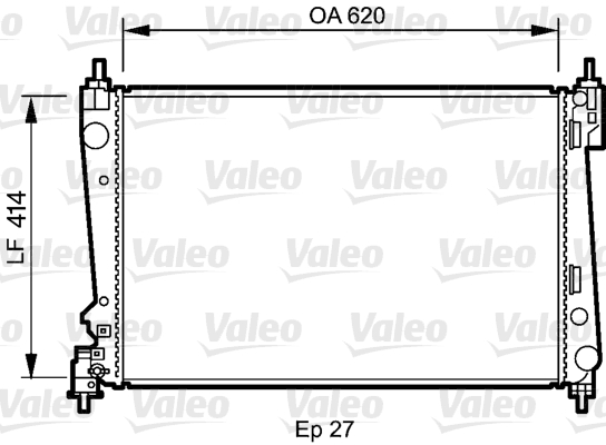 VALEO Vízhűtő 735041_VALEO