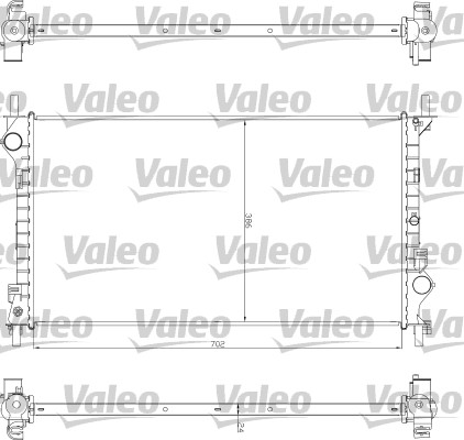 VALEO Vízhűtő 735043_VALEO