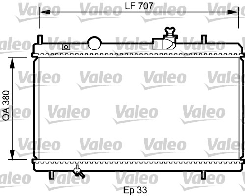 VALEO Vízhűtő 735068_VALEO