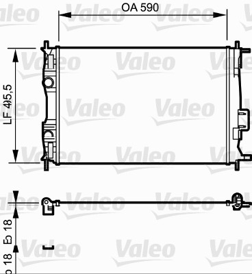 VALEO Vízhűtő 735119_VALEO