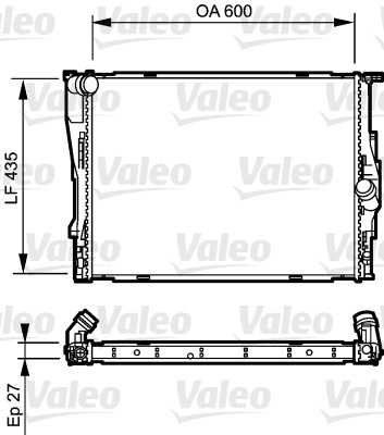 VALEO Vízhűtő 735194_VALEO