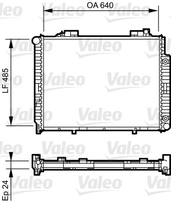 VALEO Vízhűtő 735231_VALEO