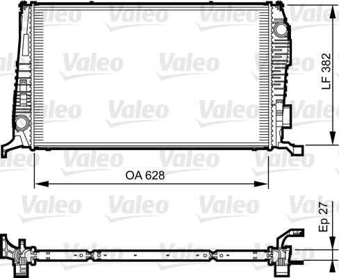 VALEO Vízhűtő 735279_VALEO