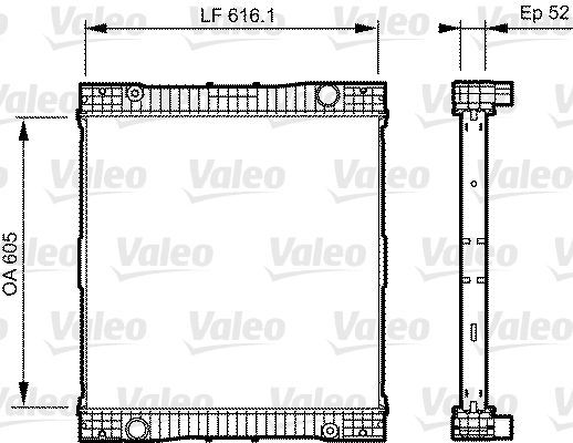 VALEO Vízhűtő 735303_VALEO