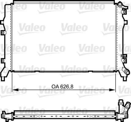 VALEO Vízhűtő 735375_VALEO