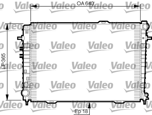 VALEO Vízhűtő 735500_VALEO