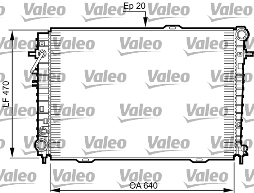 VALEO Vízhűtő 735507_VALEO