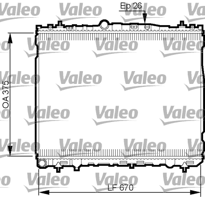 VALEO Vízhűtő 735514_VALEO