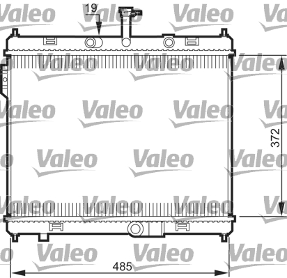 VALEO Vízhűtő 735515_VALEO