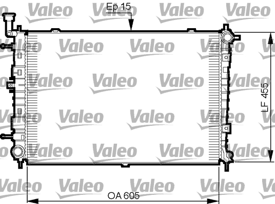 VALEO Vízhűtő 735516_VALEO