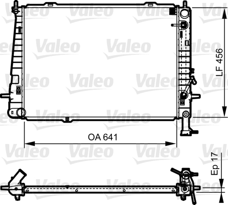 VALEO Vízhűtő 735563_VALEO