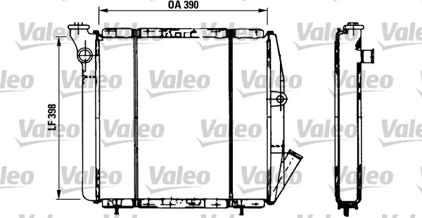 VALEO Vízhűtő 810851_VALEO