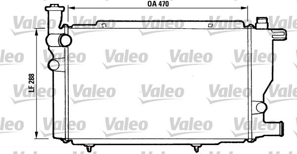 VALEO Vízhűtő RM1155_VALEO