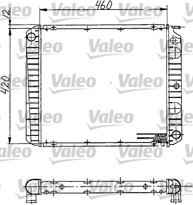 VALEO Vízhűtő 810968_VALEO