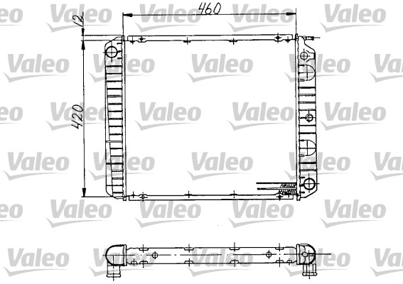 VALEO Vízhűtő 810970_VALEO