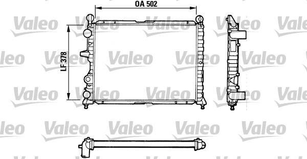 VALEO Vízhűtő RM177_VALEO