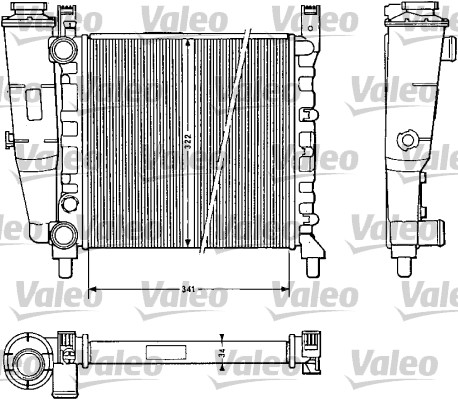 VALEO Vízhűtő 811385_VALEO