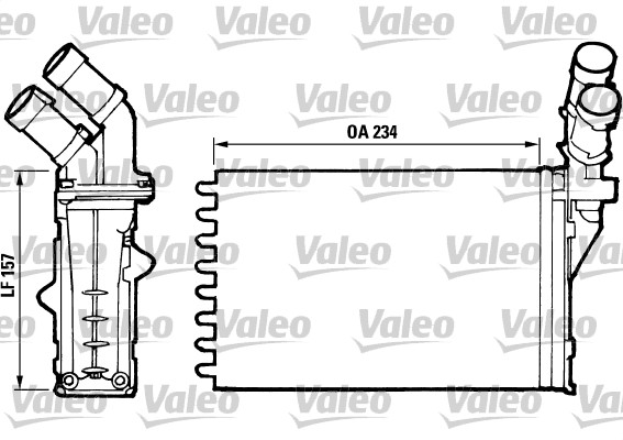 VALEO Fűtőradiátor T275_VALEO