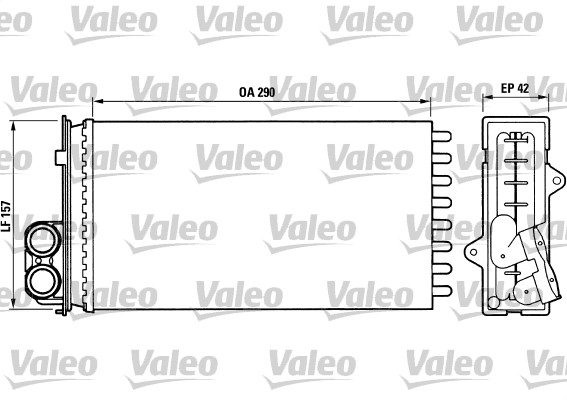 VALEO Fűtőradiátor T262_VALEO