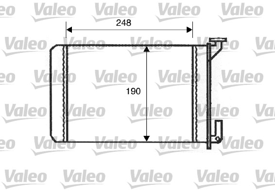 VALEO Fűtőradiátor 812045_VALEO