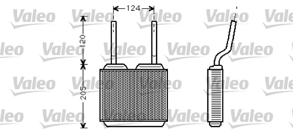 VALEO Fűtőradiátor 812146_VALEO